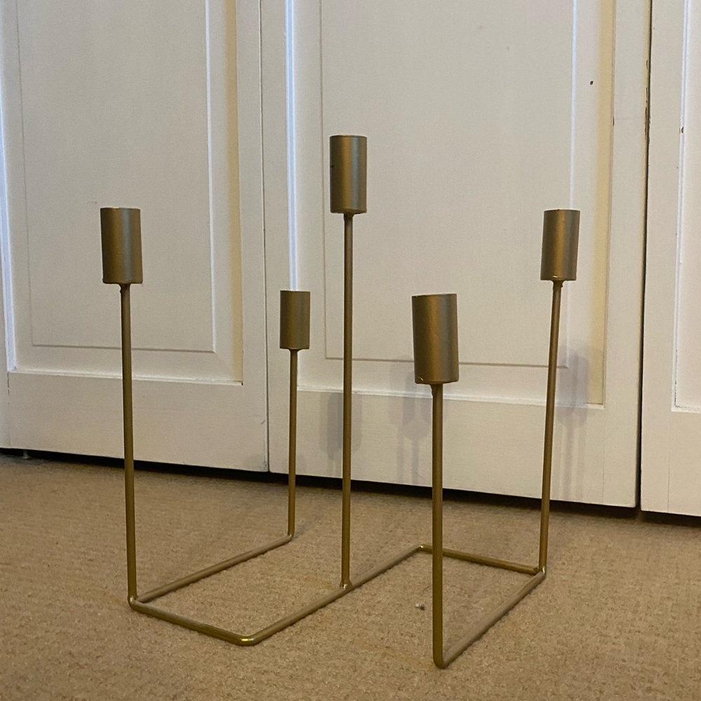 Minimalist tapered Candle holder